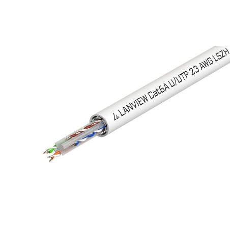 "Lanview Cat6a U-UTP Network Cable - High-Speed Performance & Reliability | LVN122182"